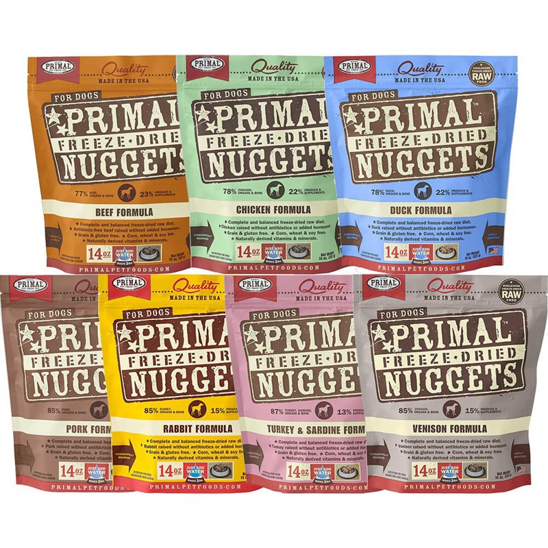 New Stock !! PRIMAL Freeze Dried nuggets 14oz (Dog)Grain Free (5