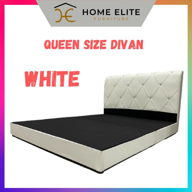 (Ready Stock) Divan Queen Bed Frame Bed Base Katil Queen Bed Furniture