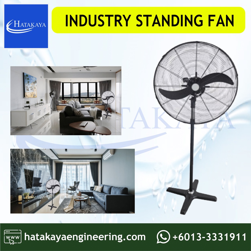 HTKY 26" Industrial Stand Fan / Kipas Kilang / Industrial Fan 26