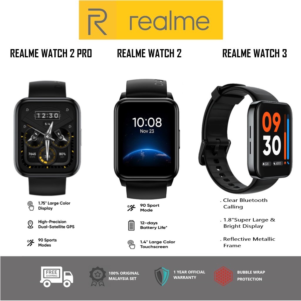 Realme Watch 2 / Realme Watch 2 Pro / Realme Watch 3 - Original Realme