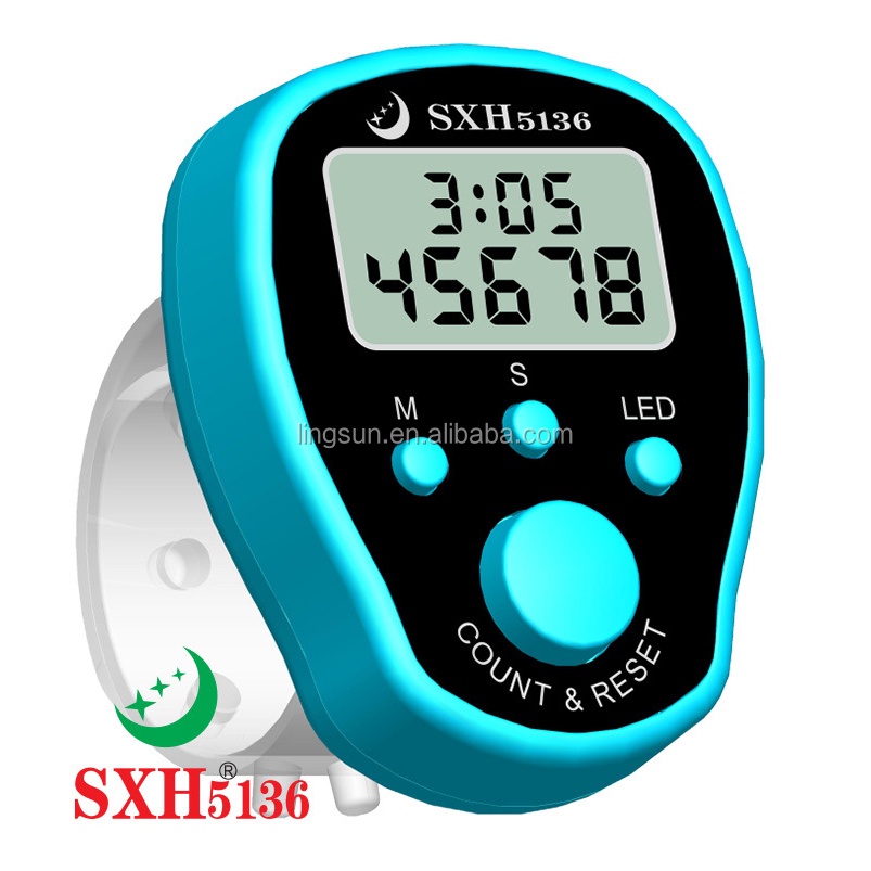5 Digits Counting Channels with Jam Electronic Digital Display Finger