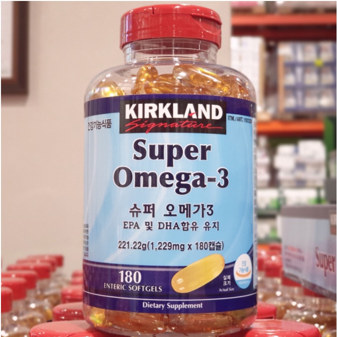 Costco Nutrients Kirkland Signature Super Omega 3, 180 Softgels