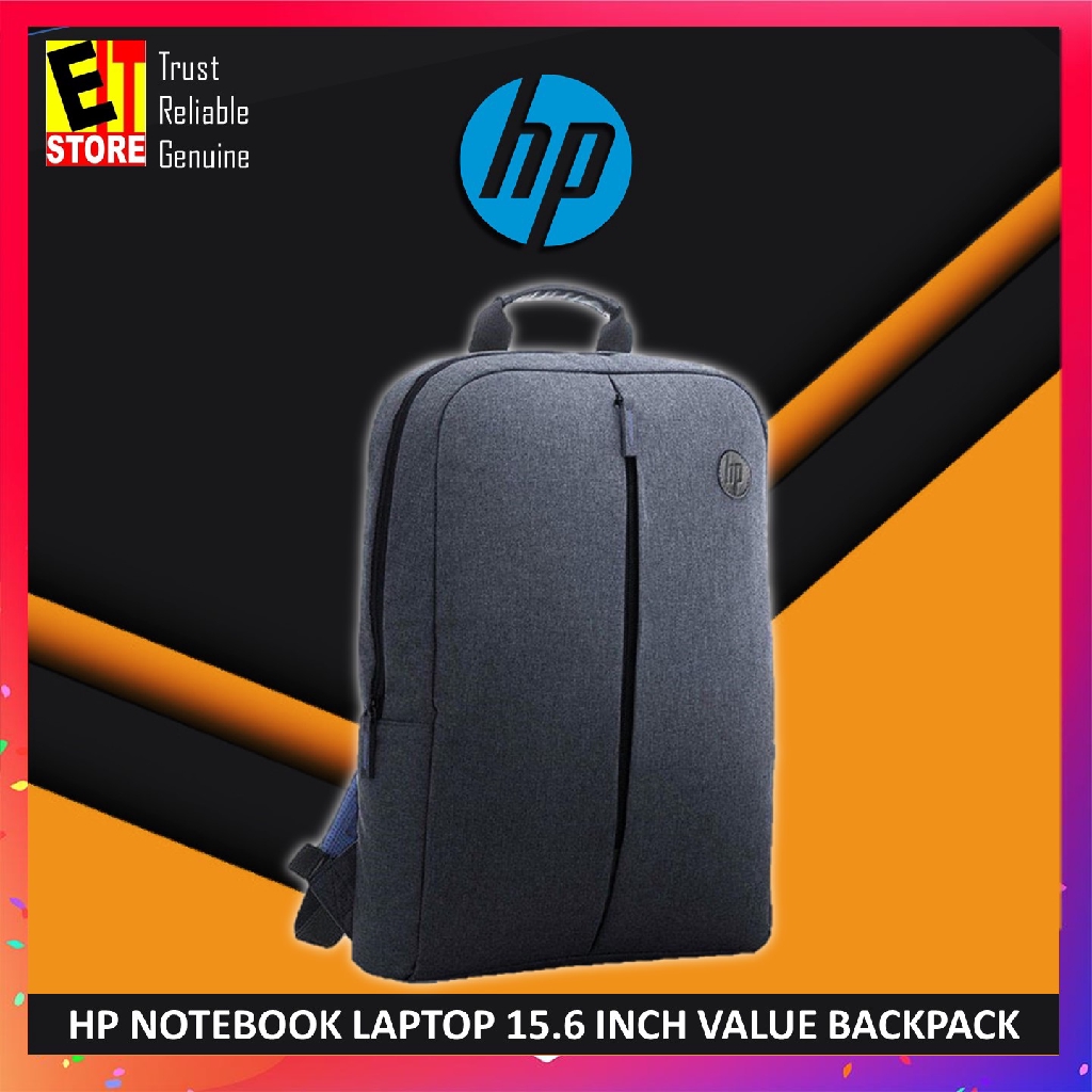 HP backpack up to 15.6 inch Value backpack (KOB39AA) Shopee Malaysia