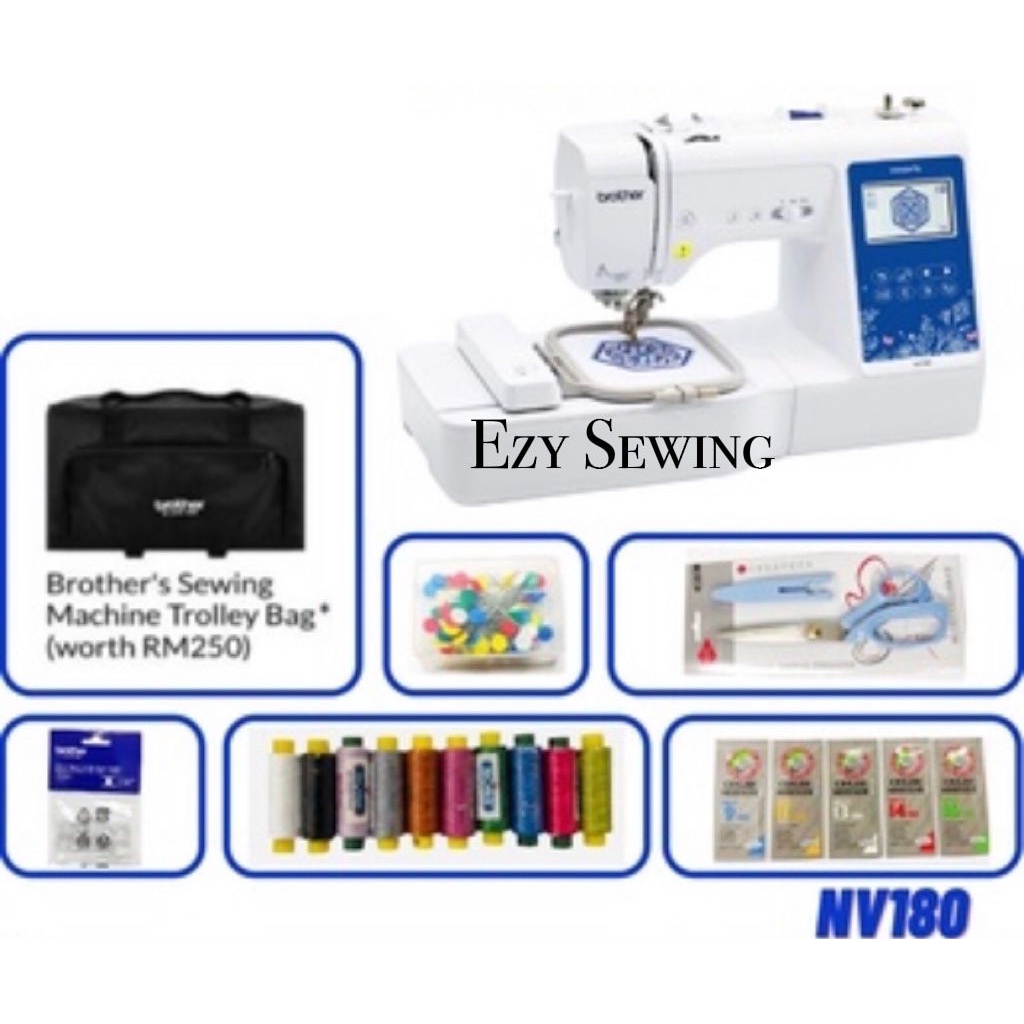 Brother INNOVIS 180 / NV180 3in1 Sewing Quilting Embroidery Machine
