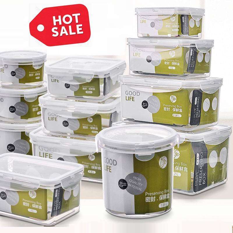 Food Storage Containers with Lids Microwave Dishwasher Safe Plastic