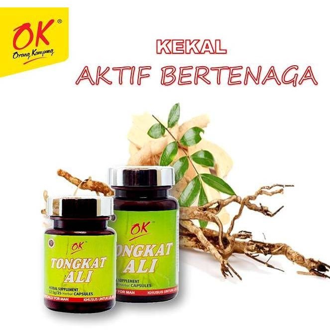 Ready Stock Tongkat Ali 50 Biji Kapsul Tradisional Orang Kampung