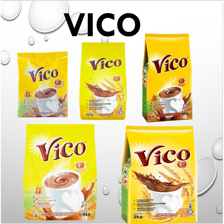 Vico Chocolate Malt Drink (200gm/400gm/900/1.4kg/2kg) Shopee Malaysia
