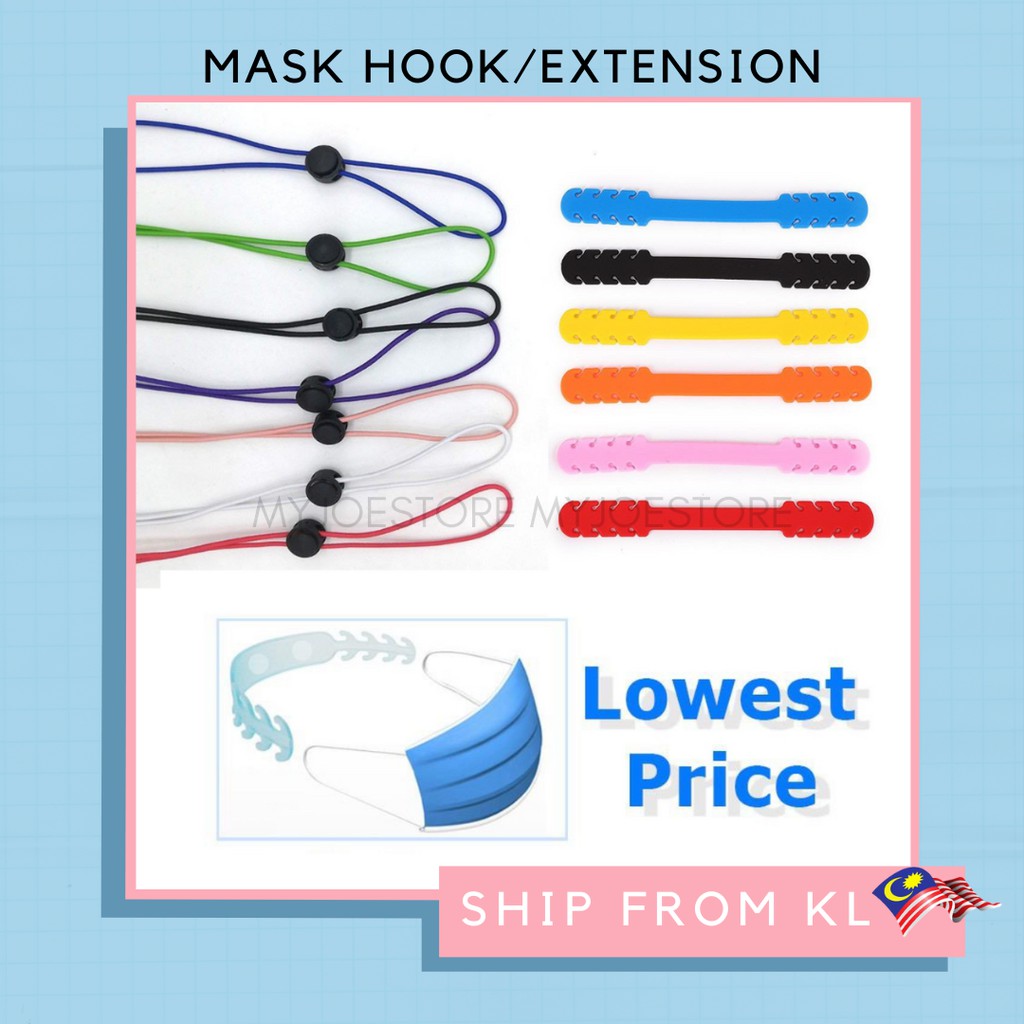 Face mask hook extension extender cangkuk mask facemask KF94 KN95 N95