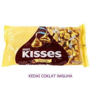Coklat Hershey's Kisses Creamy Milk Chocolate With Almond 315G | Shopee Malaysia