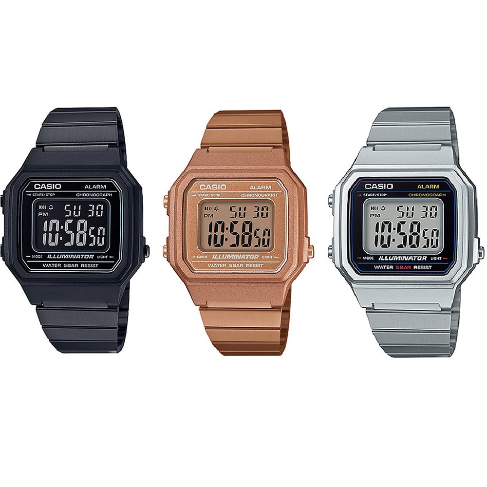 B650WD1A B650WB1B B650WC5A Classic Digital Unisex Watch