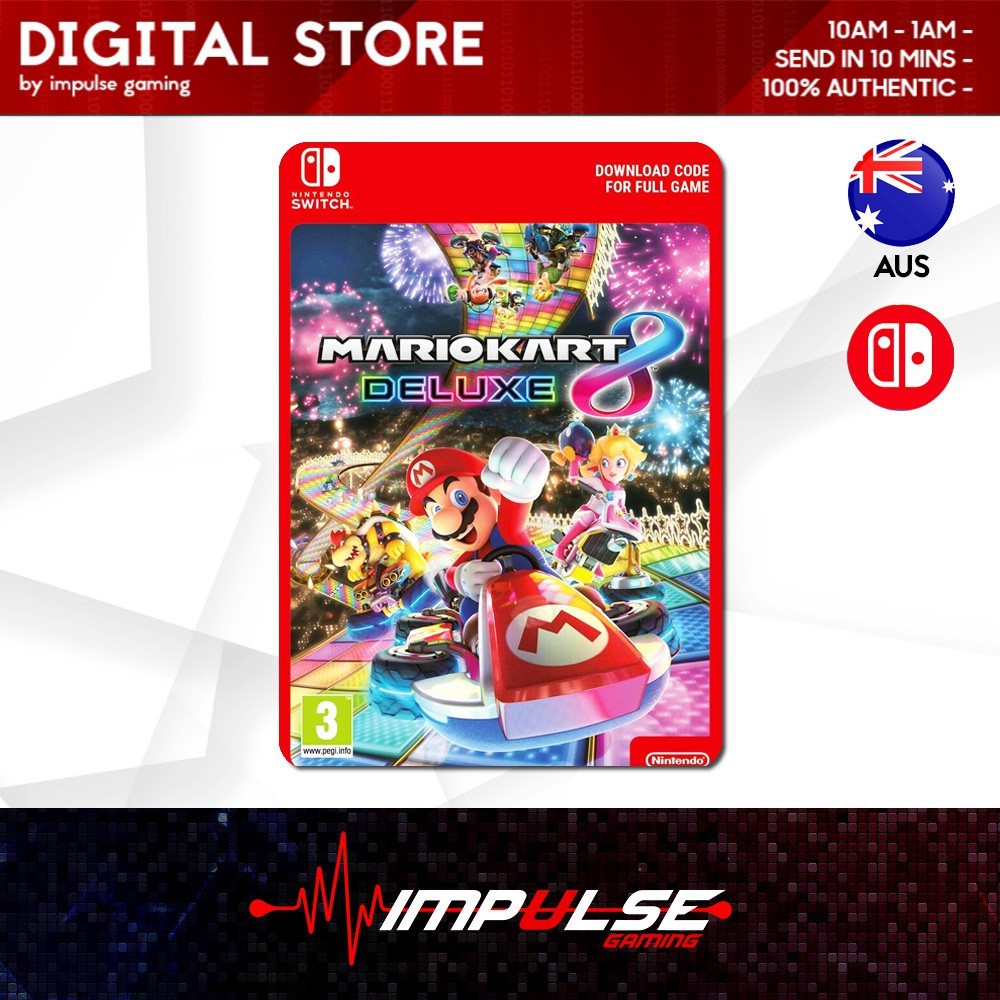 [10 MINUTES DELIVERY] Nintendo Switch Mario Kart 8 Digital