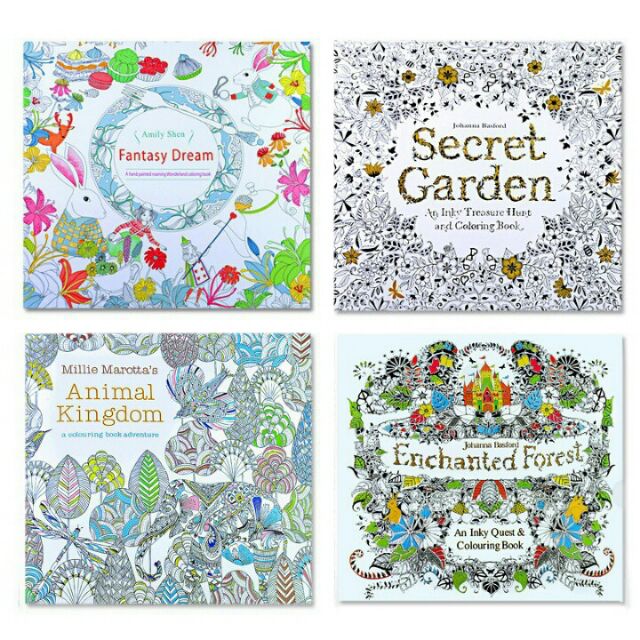 4 pcs Adult Coloring Book Shopee Malaysia