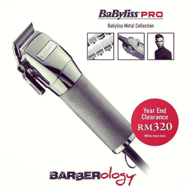 [Clearance Sale] Babyliss Pro Pivot Motor Clipper FX880E Shopee Malaysia