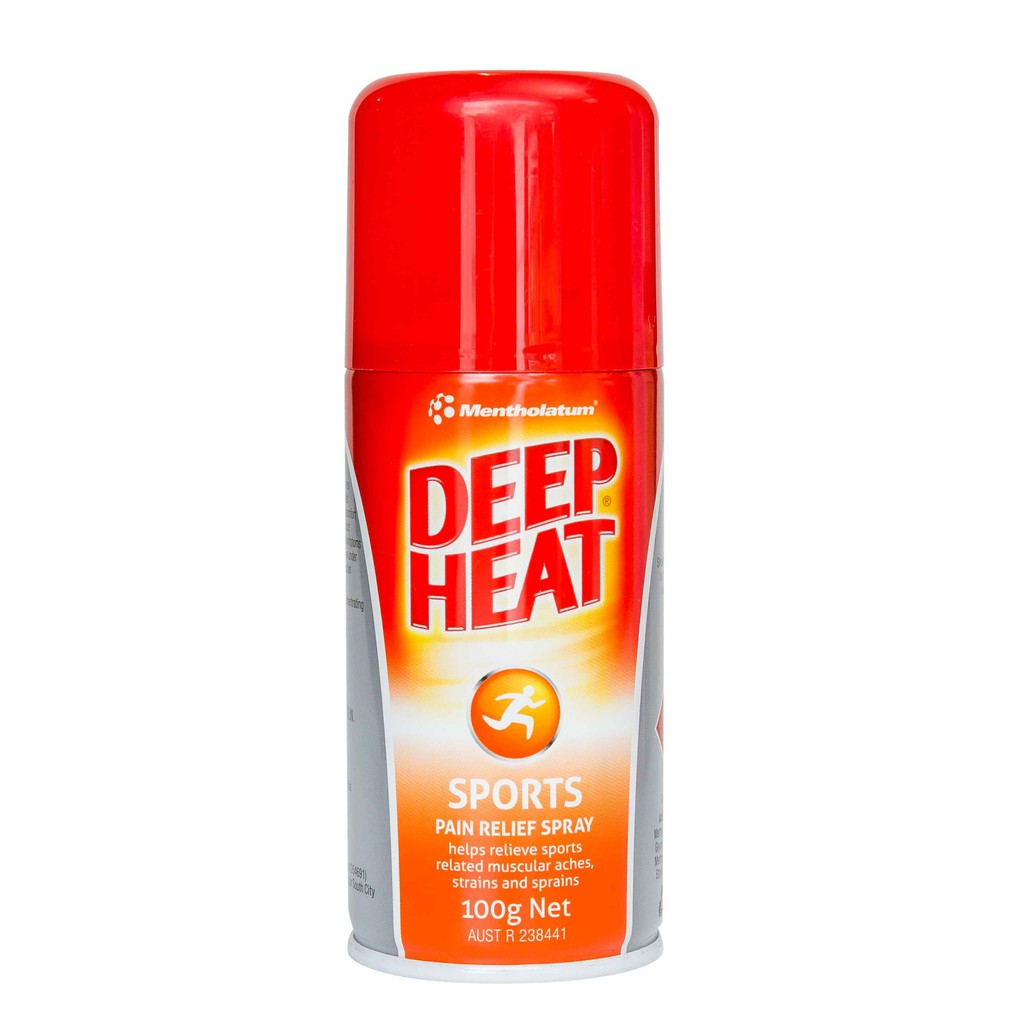 Mentholatum Deep Heat Sports Spray Pain Relief (100g) Shopee Malaysia
