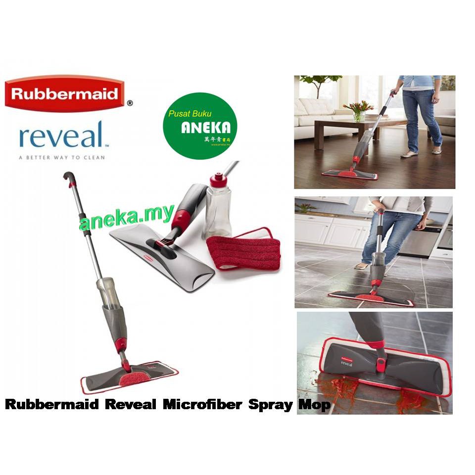 Rubbermaid Reveal Spray Mop Kit Shopee Malaysia