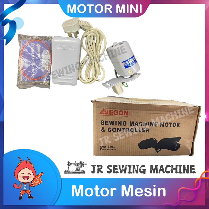 JEGON Motor mini mesin hitam / sewing machine motor & controller