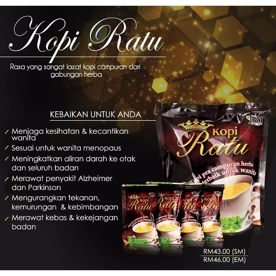 KOPI RATU Ori From Jamu Ratu Malaya Shopee Malaysia