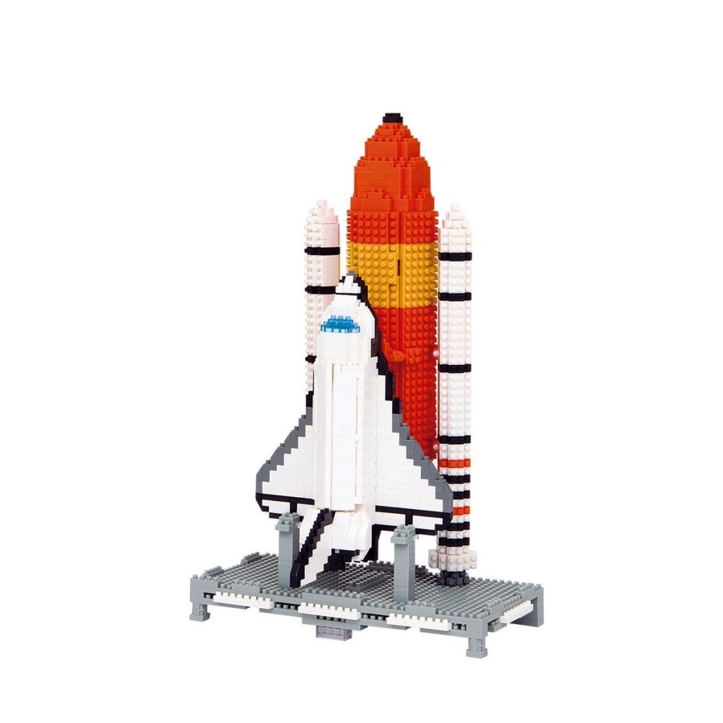 Imported Original Ready Stock Nano Block Space Center Deluxe Edition