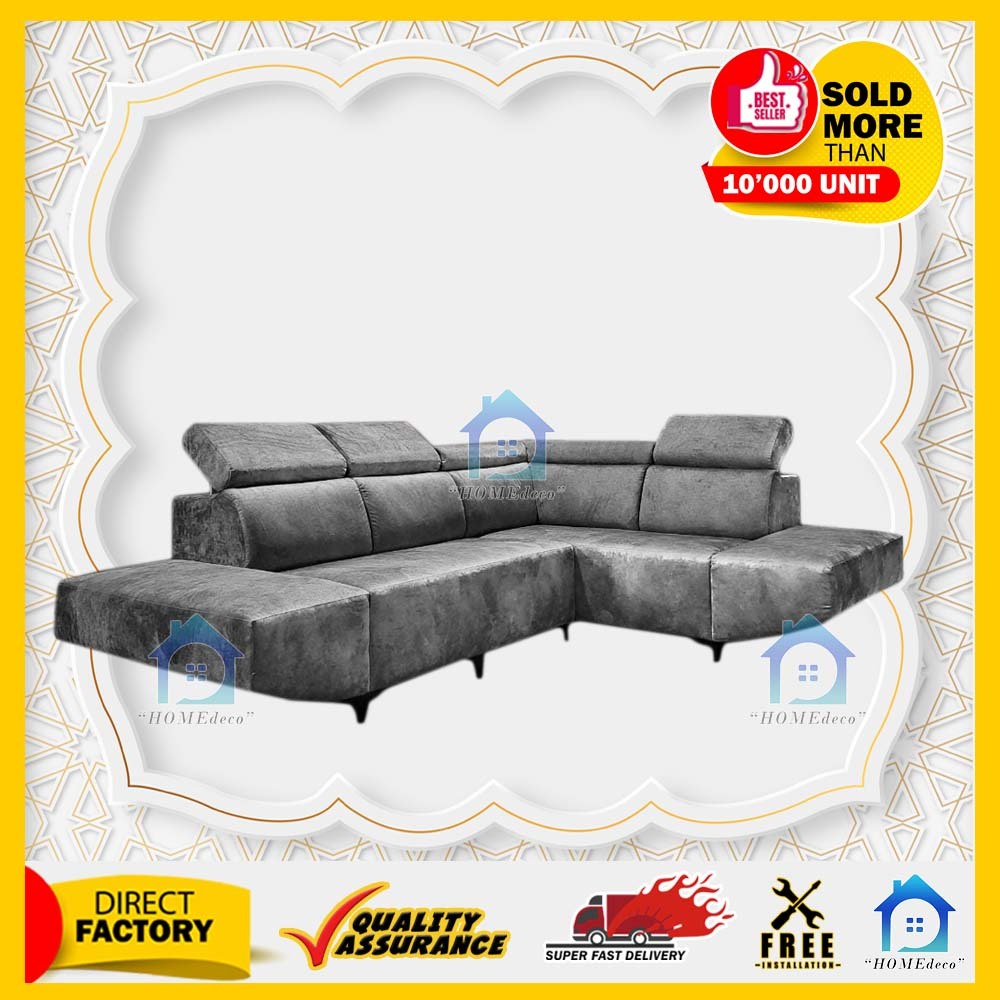 [FREE INSTALLATION] [HOMEDECO] XXXL CORNER SOFA L SHAPE SOFA Shopee