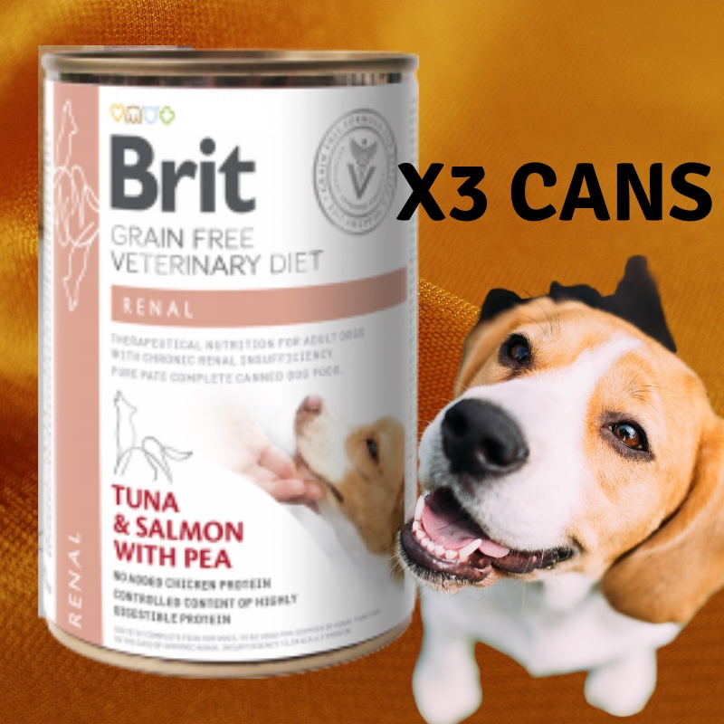 BRIT Renal Tuna & Salmon with Pea x 3 cans CAN DOG KIDNEY Shopee Malaysia