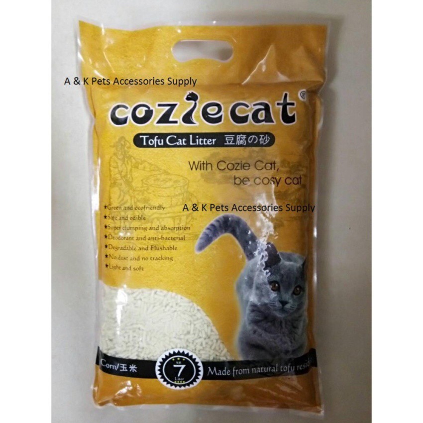 Cozie Tofu Cat Litter ( Corn ) Shopee Malaysia