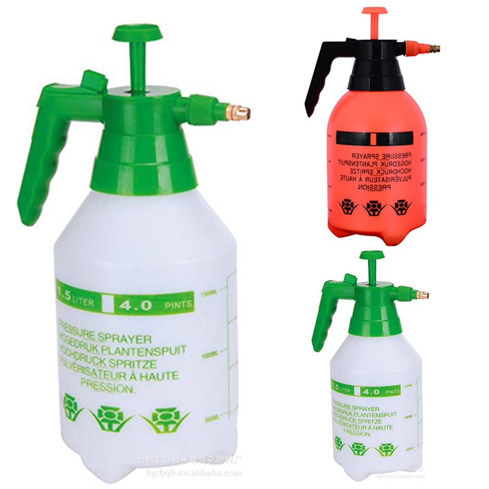 Portable 2L Water Pump Sprayer Pressure Garden Spray Bottle Handheld