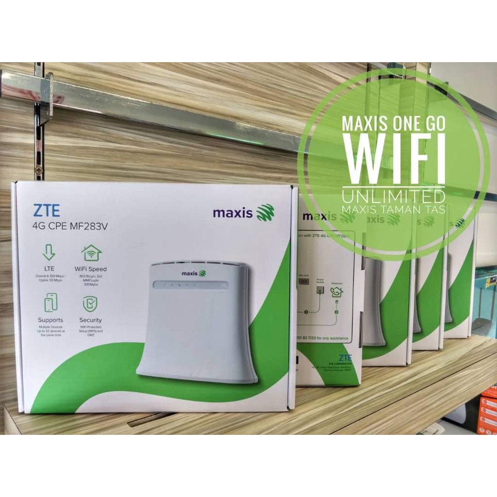 Maxis One Go Wifi 4G Unlimited ( Portable Modem ) Shopee