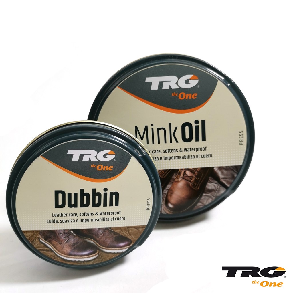 TRG dubbin mink oil waterproof leather shoes care kiwi kasut TRG Shopee Malaysia