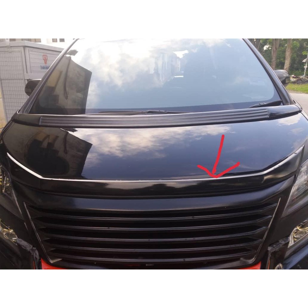 TOYOTA VELLFIRE ANH20 FRONT SPOILER WING Shopee Malaysia