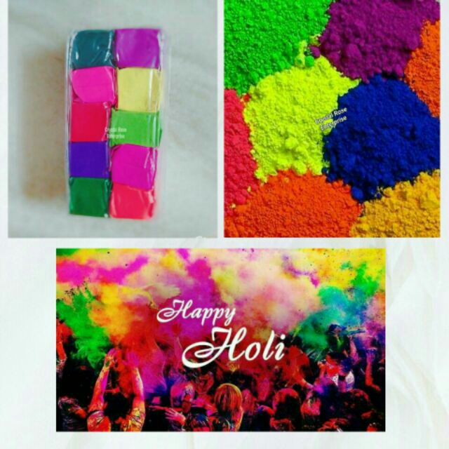 🔥Clearance Stock Holi Colour/Rangoli Powder Per Packet (10 colours