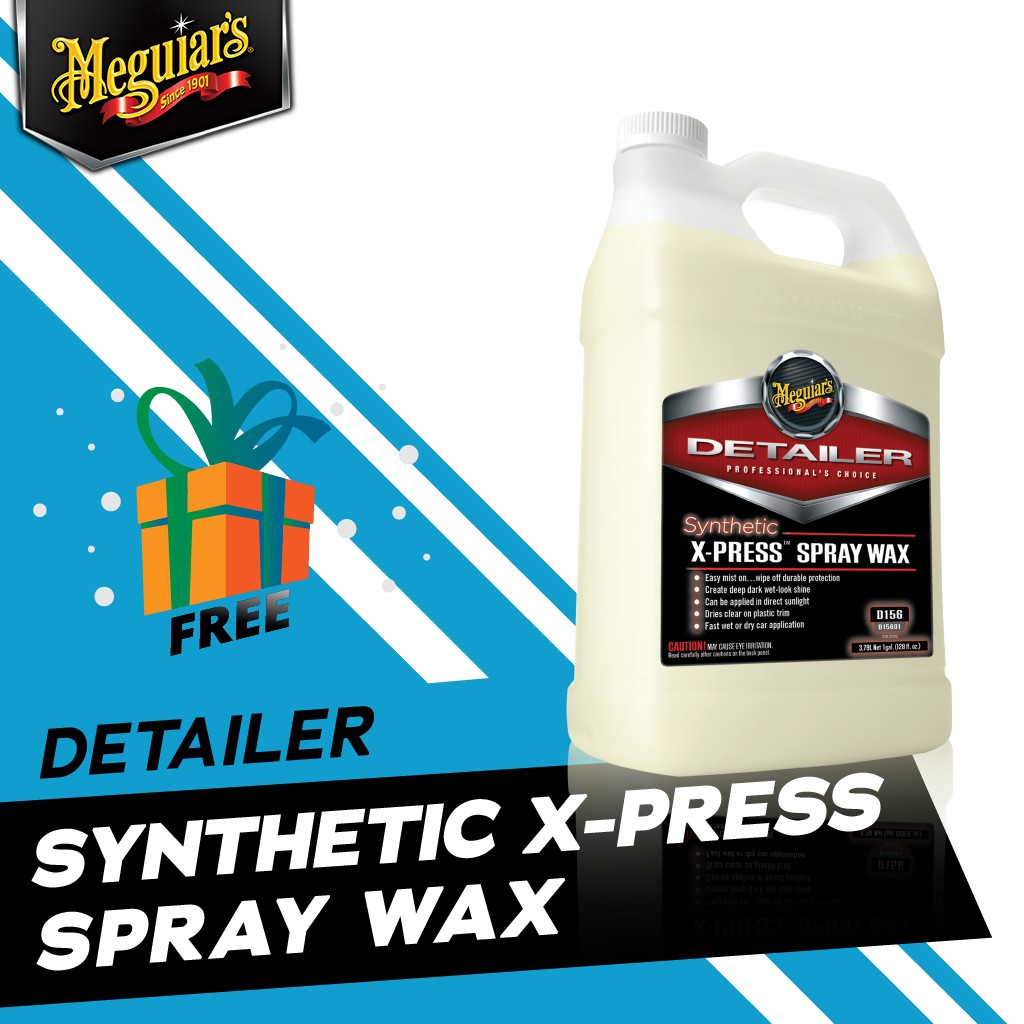 Meguiar's D15601 Synthetic XPress Spray Wax 1 Gallon [Ready Stock