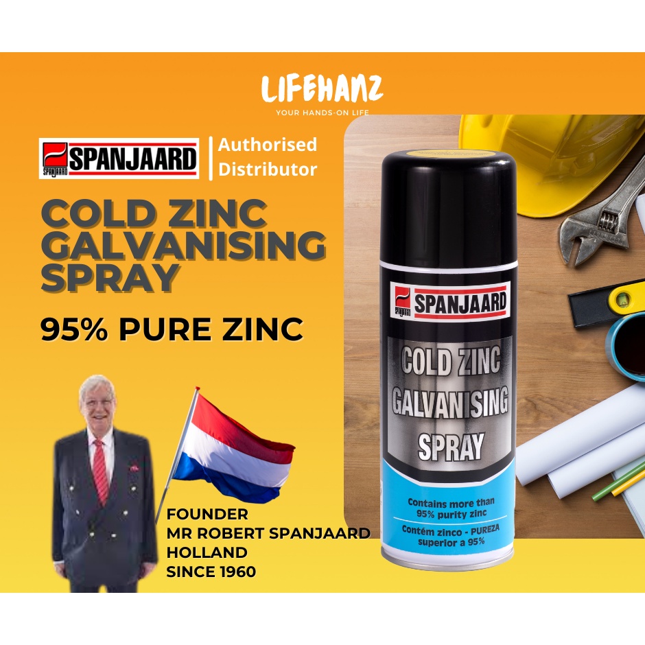 Spanjaard Cold Zinc Galvanising Spray (400ml) Shopee Malaysia
