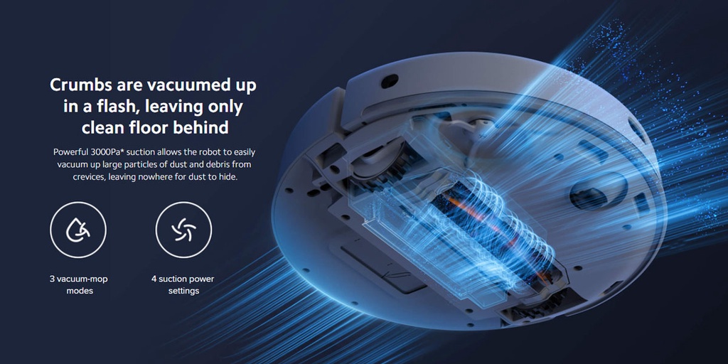 Xiaomi Mi Robot Vacuum Mop 2 Series Mi Malaysia Warranty 2 in 1 Mopping System Control