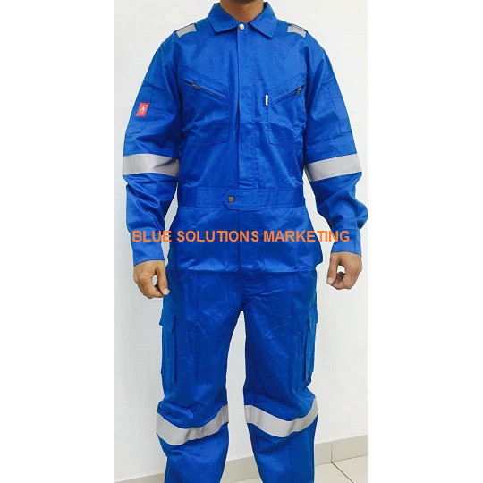 ROYAL BLUE (FRC) HEAVY DUTY FIRE RETARDANT COVERALL / FIRE RESISTANT