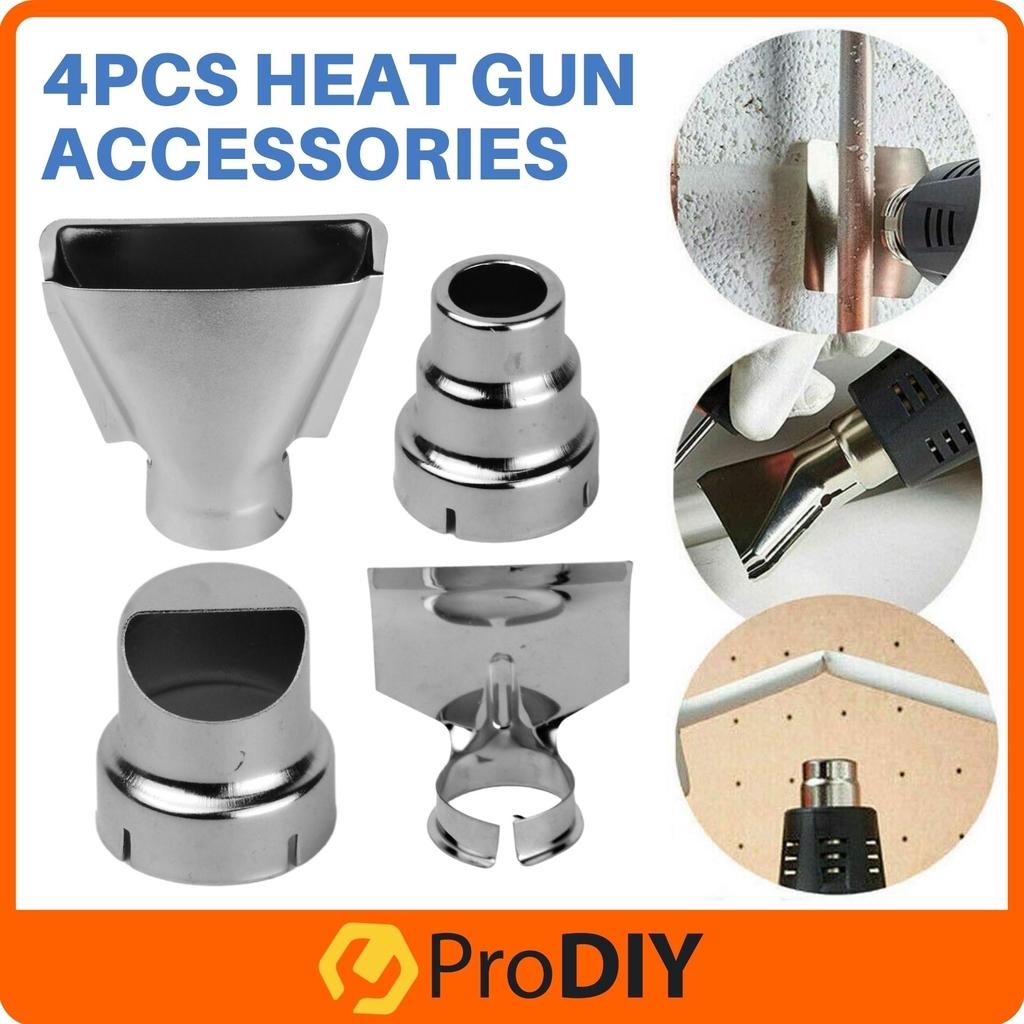 4Pcs Heat Gun Nozzles Accessories Kit DIY Shrink Wrap Hot Air Gun