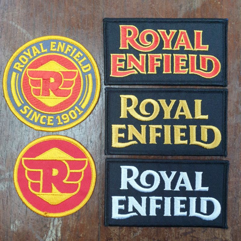 Royal enfield embroidery patch 01 (ready stock) Shopee Malaysia(03)
