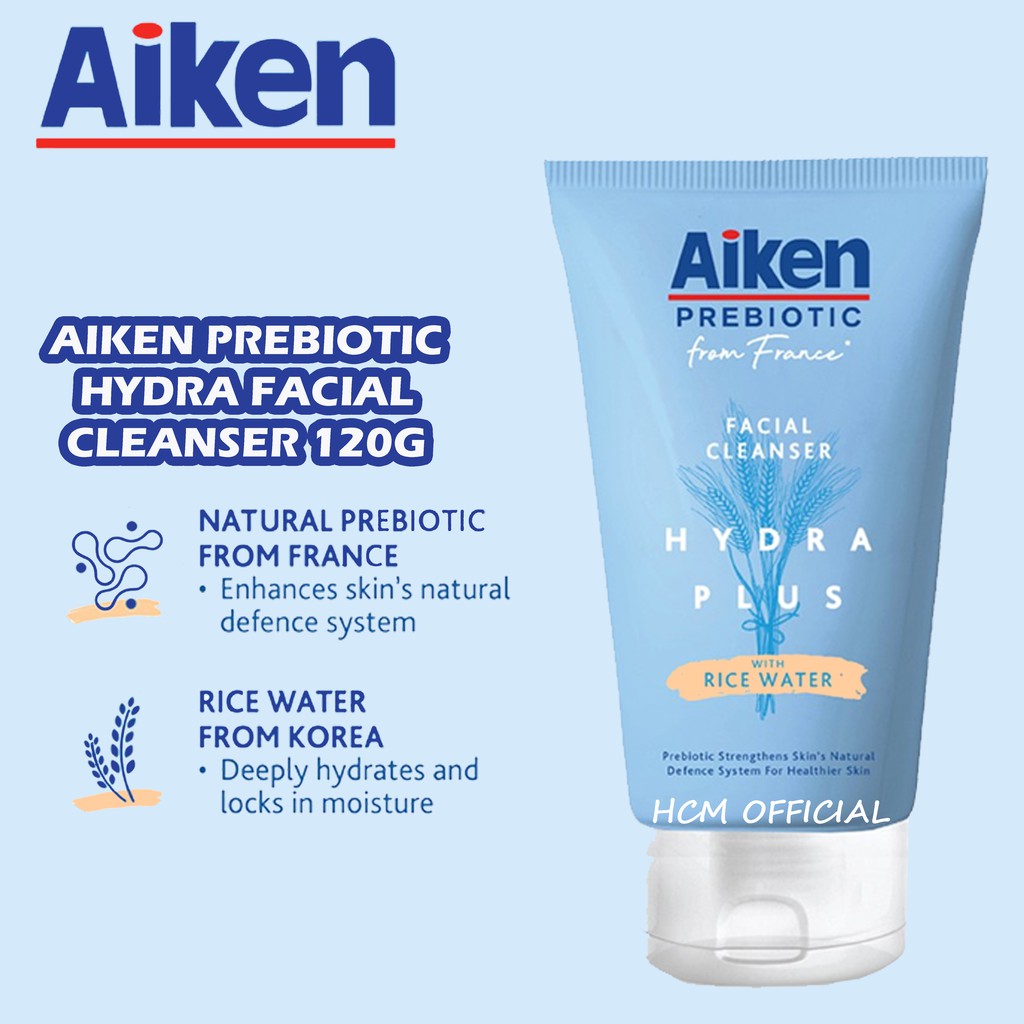 AIKEN PREBIOTIC HYDRA FACIAL CLEANSER 120G Shopee Malaysia