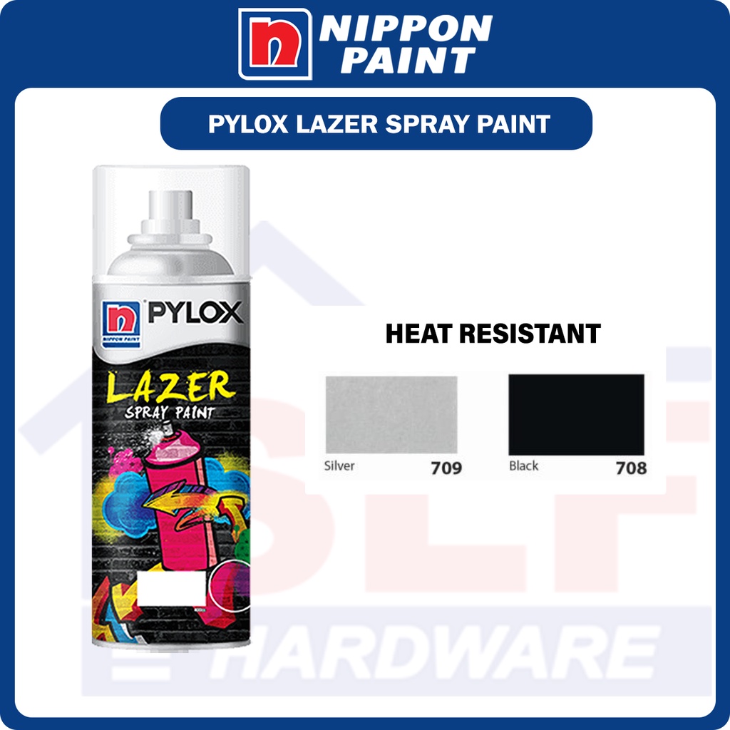 NIPPON Pylox Lazer 400CC Spray Paint (Heat Resistant) cat sembur