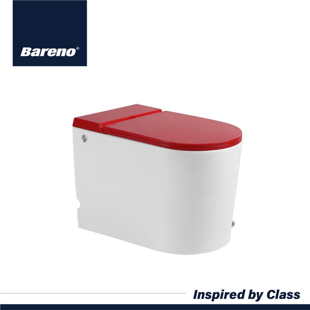 Bareno One Piece Tankless Dynamic Vortex Flush Water Closet WC Toilet