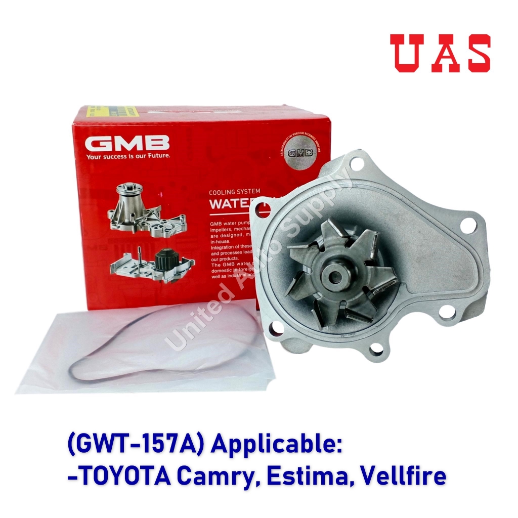 GMB Water Pump For TOYOTA Camry, Estima, Vellfire GWT157A Shopee Malaysia