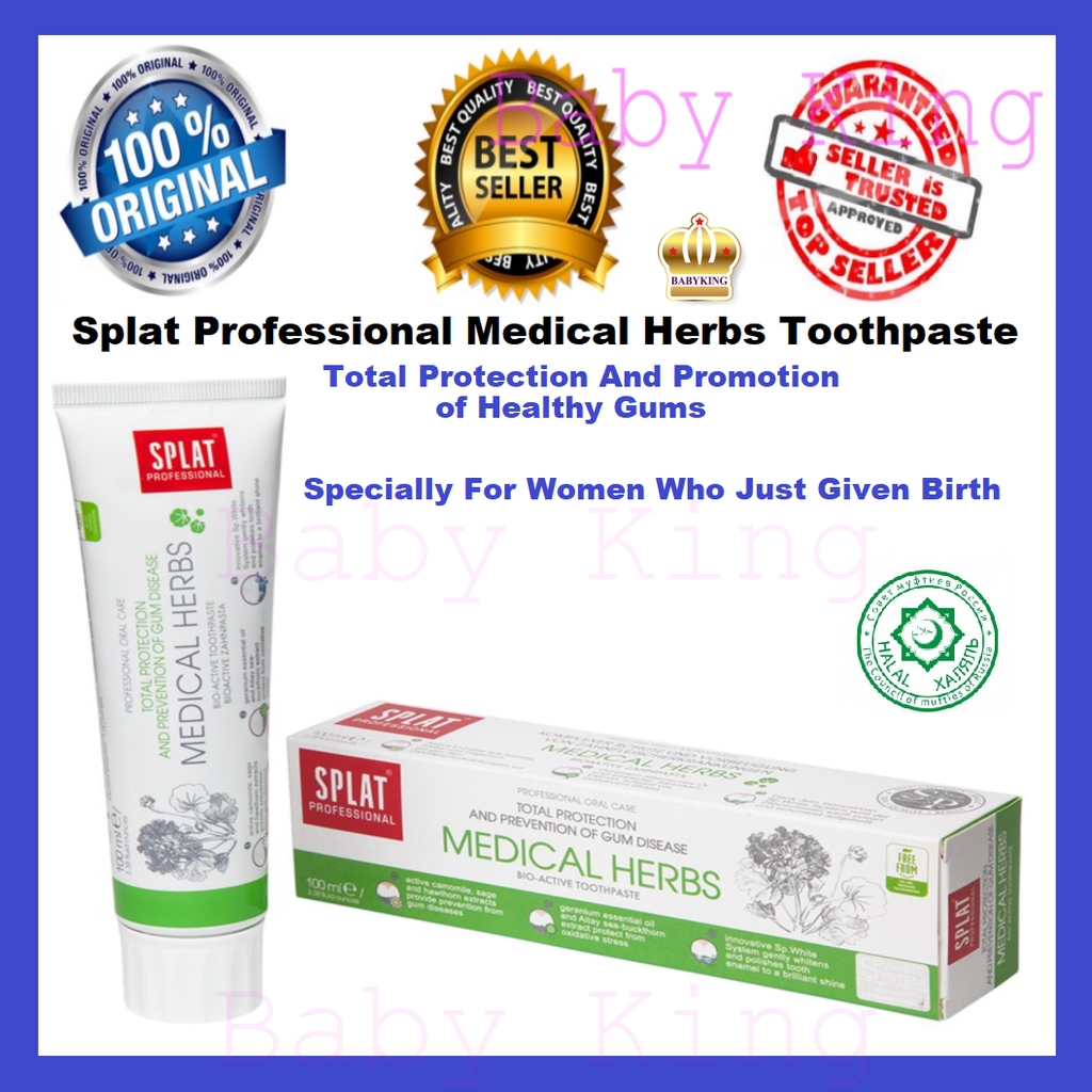 (Expiry Jan 2023) Original Splat Professional Medical Herbs Toothpaste