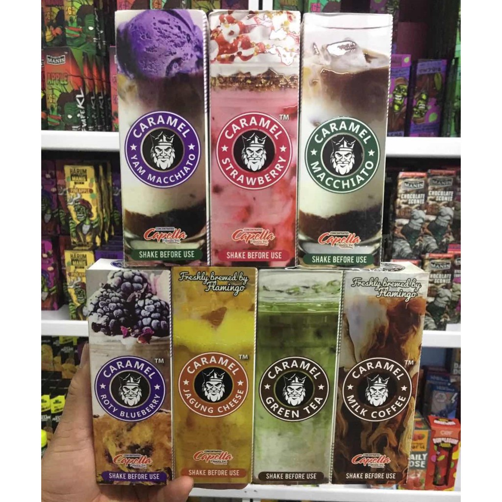 Caramel Macchiato / Strawberry / Yam / Green Tea / Roty Blueberry