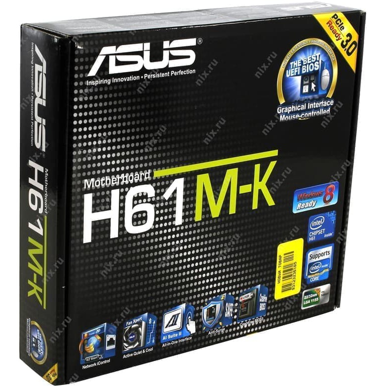 ASUS H61MK LGA1155 INTEL H61 DDR3 MOTHERBOARD Shopee Malaysia