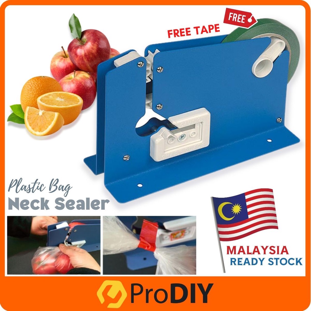 High Quality Bag Neck Sealer Bakery Tape Supermarket Plastic Sealer