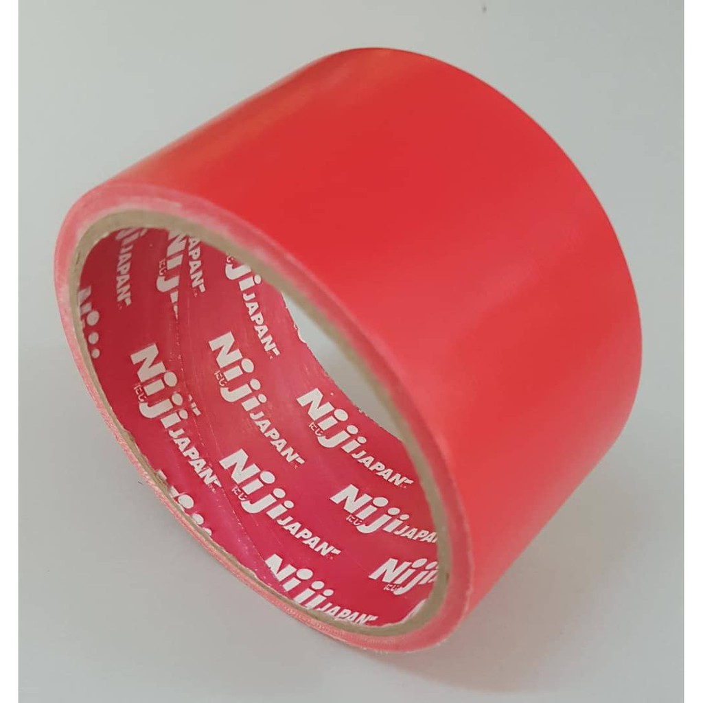 (Ready Stock) 48mm Binding Tape / Cloth Tape (Red) Shopee Malaysia