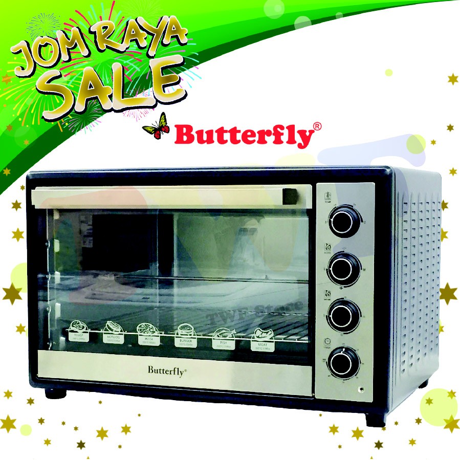 BUTTERFLY Electric Oven (100L) BEO1001 Shopee Malaysia