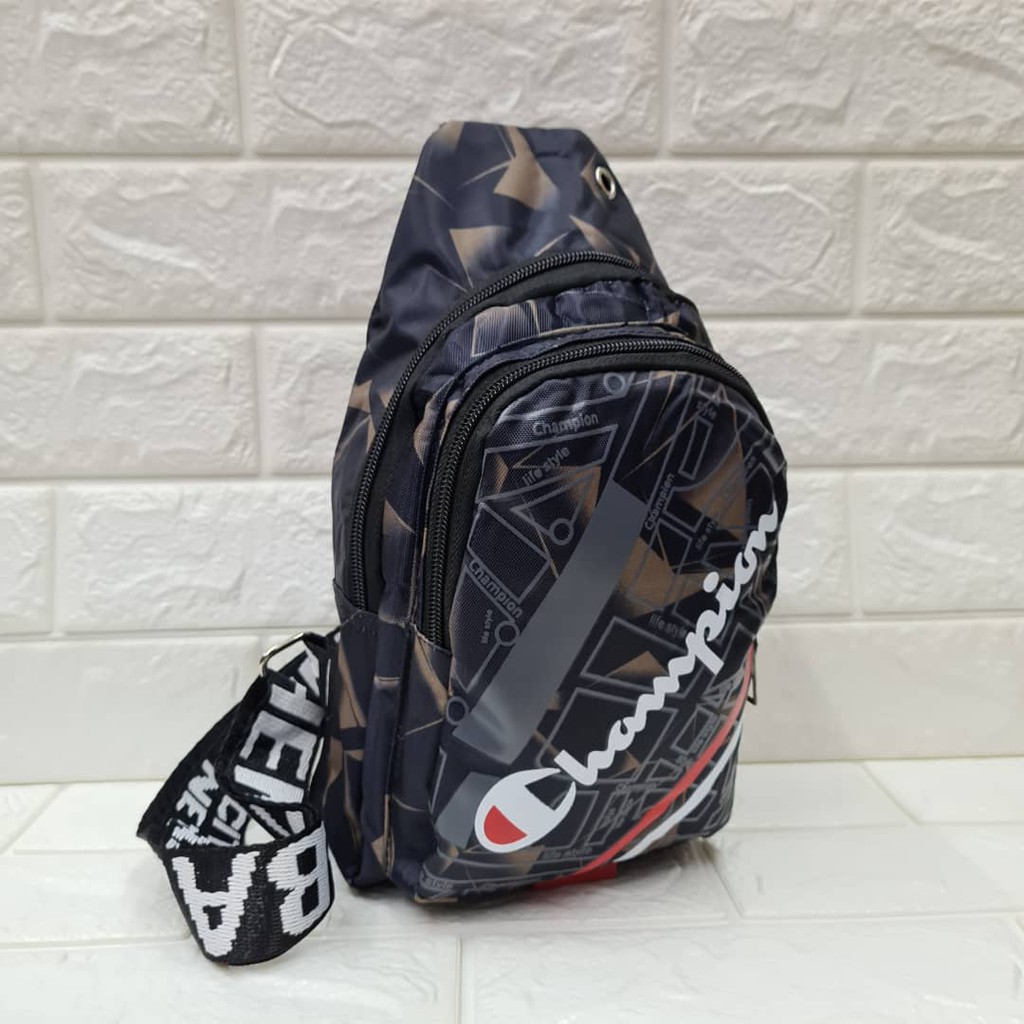 Champion Fashion Chest Bag Crossbody Bag Sling Bag Shoulder Bag Nylon