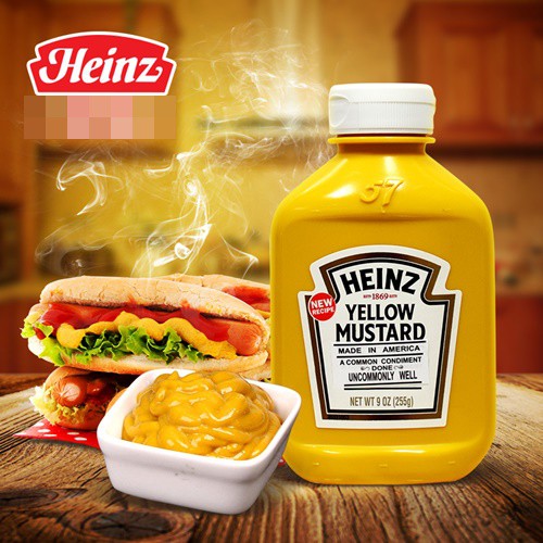 🌟HOT SALE🌟 US Heinz Yellow Mustard 255g Halal Shopee Malaysia