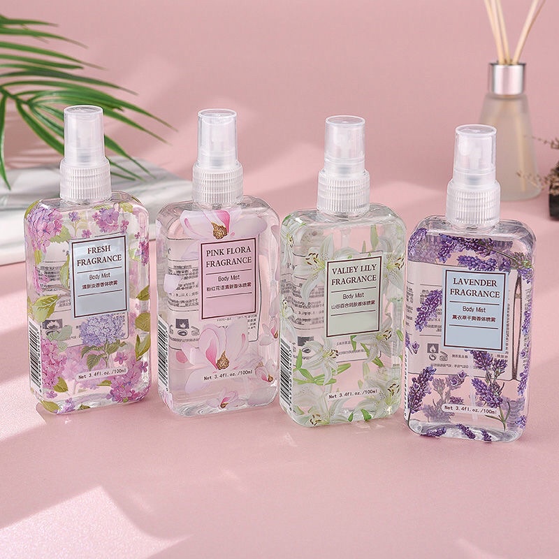 READY STOCK 🇲🇾 Body Mist Floral Body Mist Minyak Wangi Bunga Perfume Body Spray Shopee Malaysia
