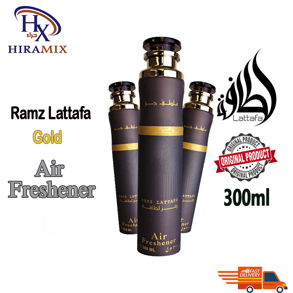 Ramz Lattafa Air Freshener Gold Arabic Perfume Original Imported Dubai
